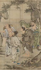 顔輝／八仙人図