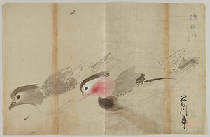 紅白川／鴛鴦図