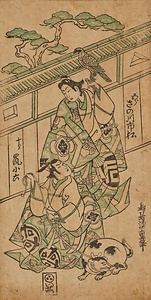 初代佐野川市松の五郎と初代嵐小六の十郎