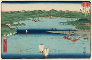 山海見立相撲・越中古國府湊