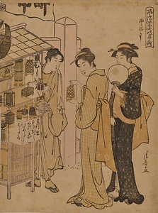 風流四季の月詣・風待月