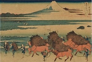 冨嶽三十六景・駿州大野新田