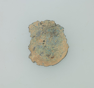 草花双鳥鏡残片