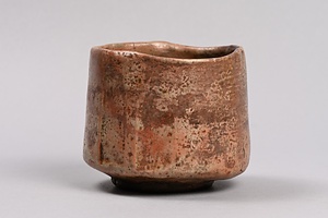 赤楽茶碗　銘鷹峯