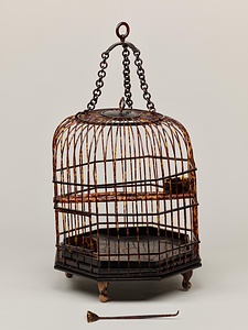 鼈甲製鳥籠