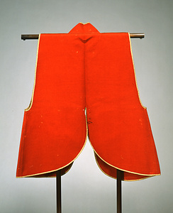 陣羽織 緋羅紗無地