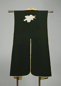 陣羽織 黒羅紗地富士山模様