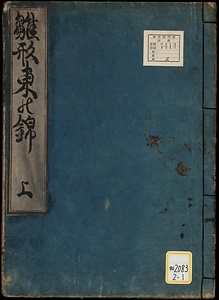 《雛形東の錦；上・下》
