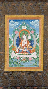 白色ターラー菩薩像