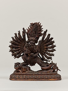 ヴァジュラバイラヴァ父母仏立像