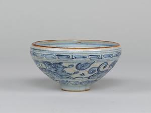青花雲堂手碗