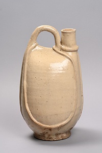白釉皮嚢壺