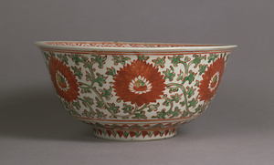 五彩唐草文鉢