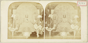 法隆寺金堂釈迦三尊像 壬申検査関係写真