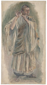 《昔語り》下絵（僧）