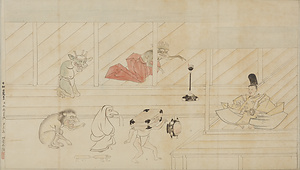 土蜘蛛草紙絵巻 (模本)