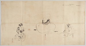 探幽／夷子大黒布袋図