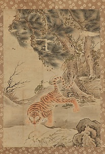 毛松／松ニ虎図