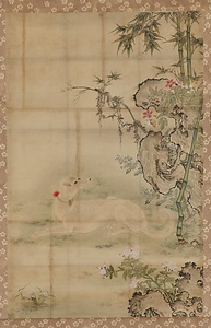 竹犬図(模本)