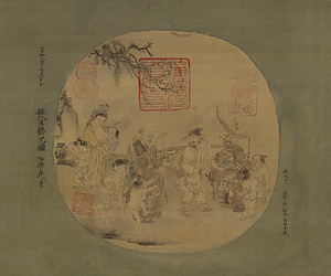 雑貨行商図(模本)