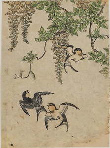 藤花に燕
