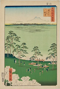 名所江戸百景・飛鳥山北の眺望