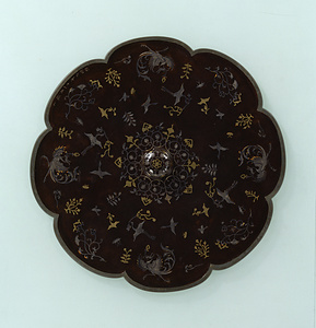 模造 金銀平脱八角鏡