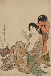 山姥と金太郎・髪すき