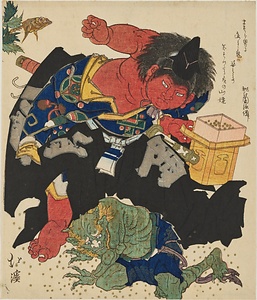 金太郎の豆まき