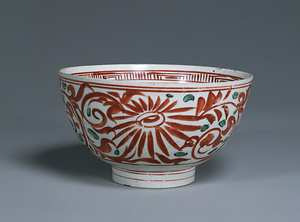 色絵菊唐草文鉢