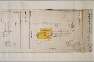 文化十四丑年上野慈徳院様御廟向御普請建絵図面《江戸上野慈徳院霊屋図》