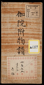 《伽陀附物譜》