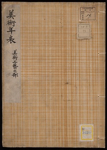 《美術年表；美術工芸之部》