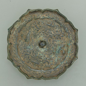 瑞花双鳳八稜鏡