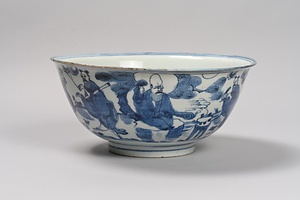 青花八仙図鉢