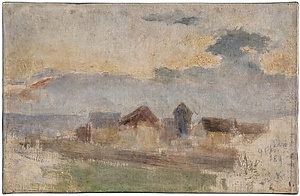 パリー郊外（夕景）