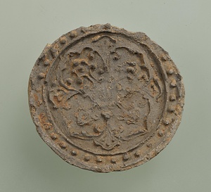 宝相花文軒丸瓦