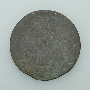 線刻千手観音鏡像