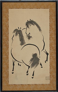 雪舟／馬図