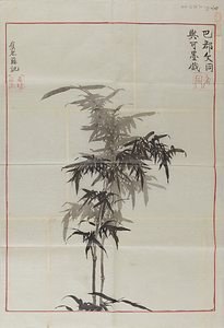 文与可／墨竹図