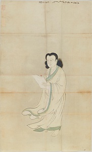 無準／寒山拾得図