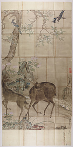 葉維春／桂花鹿図