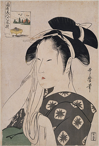 高名美人六家撰・朝日屋後家