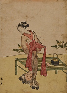 水辺の納涼二美人