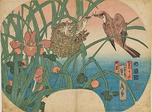 牡菖花・よしきり・蛇苺