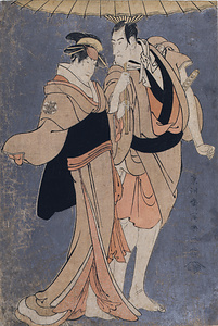 三代目市川高麗蔵の亀屋忠兵衛と初代中山富三郎の傾城梅川