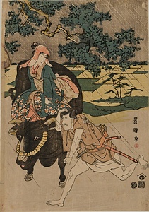 江戸役者雨宿り