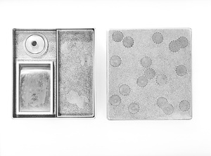 硯箱 菊紋散シ蒔絵 無銘