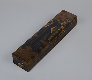 布引滝蒔絵長硯箱