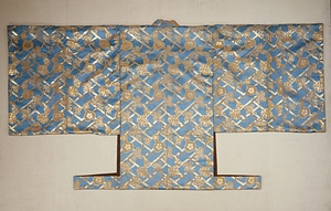 法被 縹地檜垣瓢箪模様